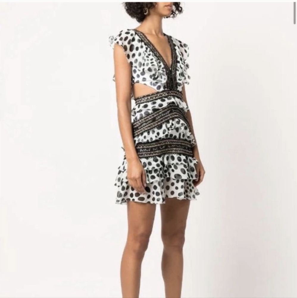NWT Patbo polka dot dress
